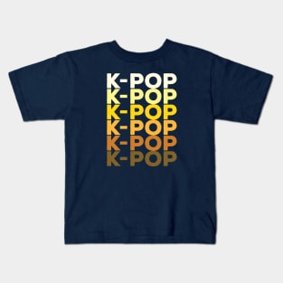 K-POP gold repetition from WhatTheKpop Kids T-Shirt